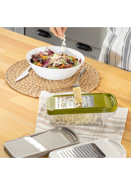 3lü Stronger Rende Seti Yeşil Beyaz Bej