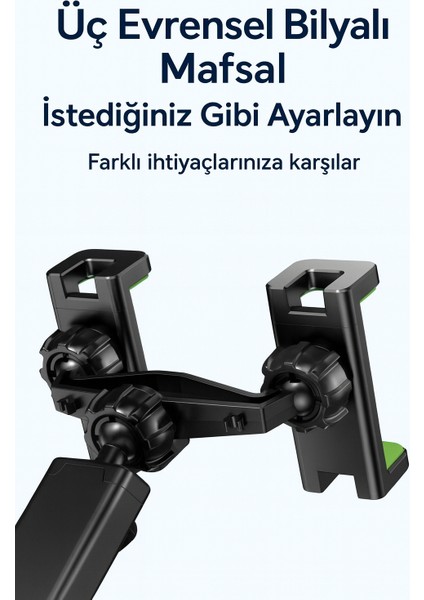 5.0-6.9 Inç Uyumlu Çift Mandallı Vakumlu 360° Döner Telefon Tutucu fırsatları