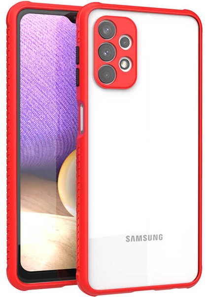 Galaxy A32 4g Kılıf ​​ecrz Kaff Kapak-Kırmızı