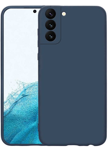Galaxy S22 Plus Kılıf Ecrz Mara Laaakan Kapak-Lacivert