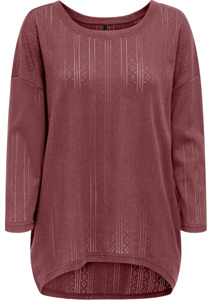 15367602 Uzun Kol Kadin Body - Gul Kurusu