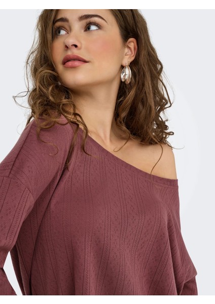 15367602 Uzun Kol Kadin Body - Gul Kurusu