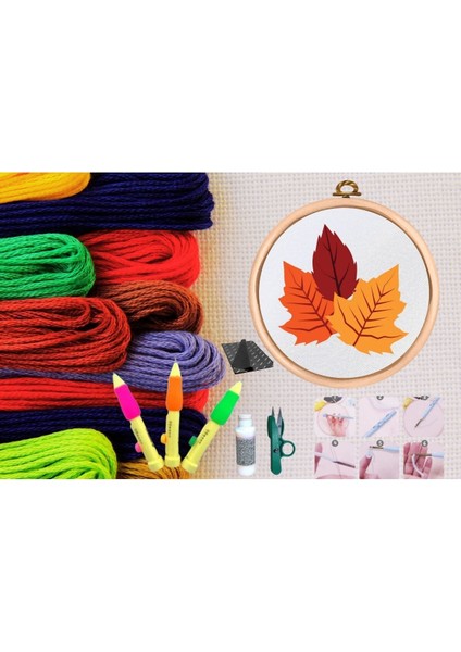 Punch Seti Nakış Seti Kasnaklı Kendin Yap Seti Seri 11