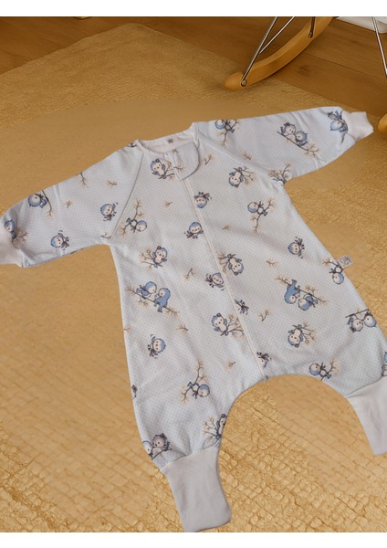 Pamuk Pazen Uzun Kollu Bebek Uyku Tulumu %100 Pamuk Çift Kat Pazen Kumaş 1tog fiyatları