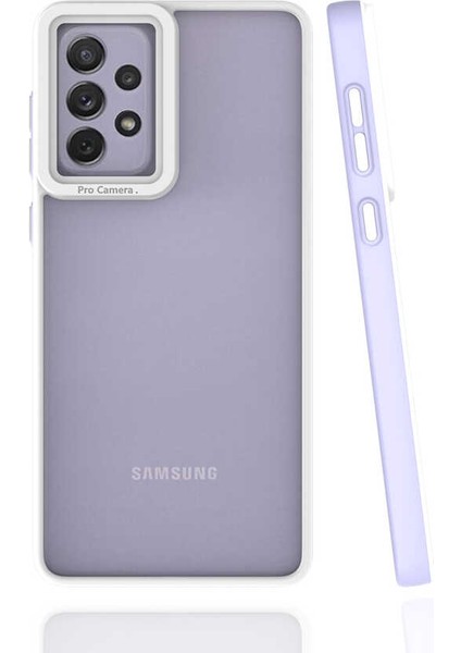 Galaxy A73 Kılıf Ecrz Mima Kapak-Lila