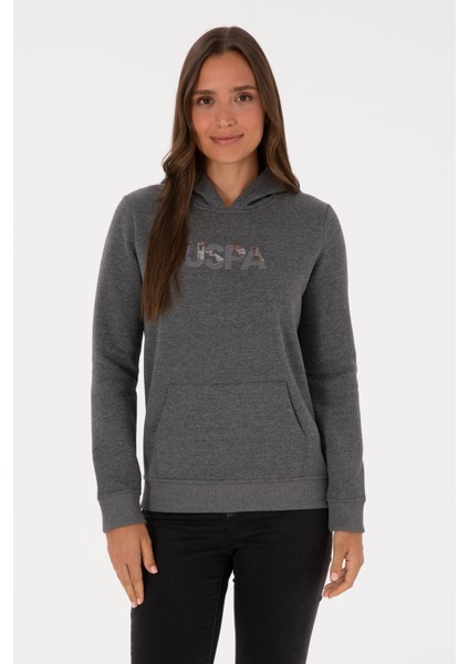 Kadın Antrasit Melanj Sweatshirt 50307711-VR081 modelleri