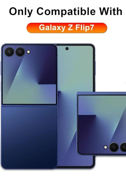 Samsung Galaxy Z Flip 7 Kılıf Mat Pürüssüz Ultra Ince Slim Full Koruma + Arka Cam Ekran Koruyucu Set fiyatları
