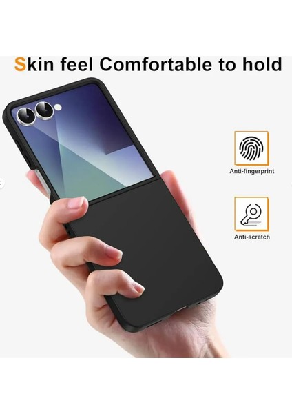Samsung Galaxy Z Flip 7 Kılıf Mat Pürüssüz Ultra Ince Slim Full Koruma + Arka Cam Ekran Koruyucu Set modelleri