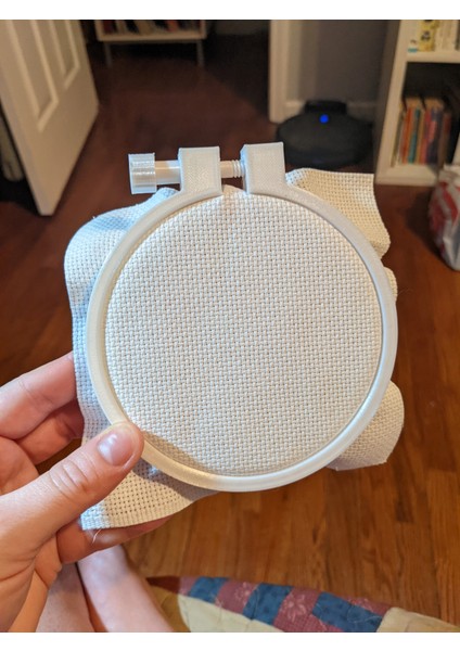 Nakış Kasnağı, Kasnak 10 cm Beyaz 4489960-10 3D modelleri