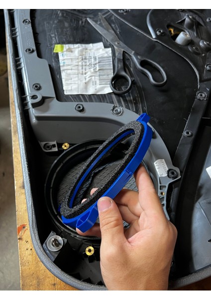 Bmw E46 Ön Kapı Hoparlör Adaptör Braketi (6 1/2" Ila 5 1/4") (Kickers Için) T6675376 3D fırsatları