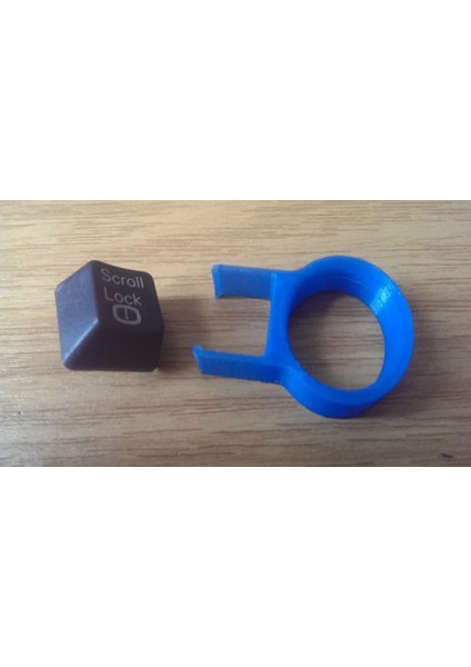 Klavye Tuş Çıkartma Sökme Aparatı Mavi 463824 3D