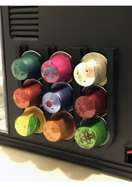 Nespresso Lattissima Için 3x3 Nespresso Kapsül Tutucusu T1822767 3D