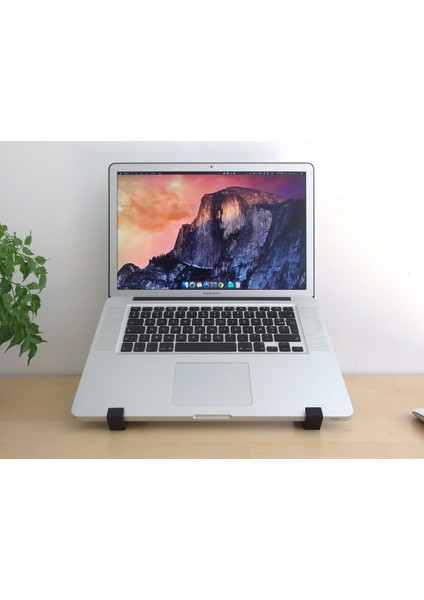 Geometrik Laptop Stand Yükseltici Siyah 1330829 3D fiyatları