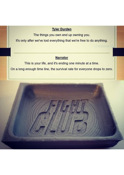 Dövüş Kulübü Sabun Kalıbı T2686242 3D indirimleri