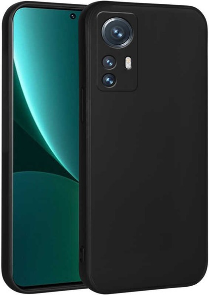 Xiaomi Xiaomi 12 Lite Kılıf Ecrz Premier Silikon Kapak-Siyah