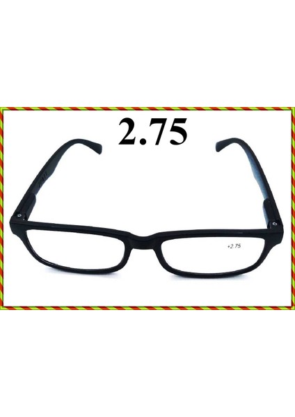 Unisex Kitap Okuma Gözlük & Bilgisayar Gözlüğü & Yakın Çalışma Gözlüğü ( 2.75 ) 1 Adet (Videolu Ürün)