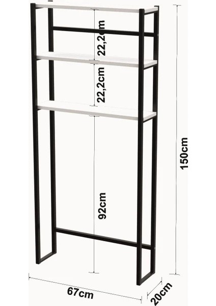 Banyo Dolabı Çamaşır Makinesi Dolabı Banyo Rafı Çamaşır Makina Üstü Dolap Banyo Düzenleyici Beyaz modelleri