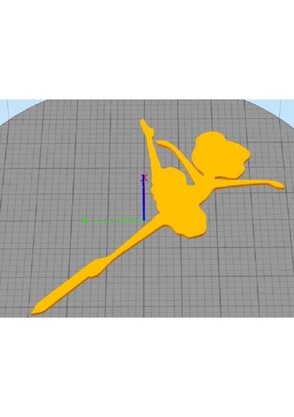 Topper "balerin" (Plastik Aparattır!!!) 3D