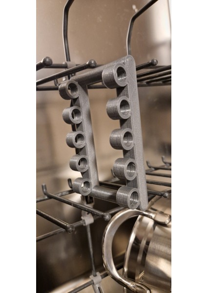 Bulaşık Makinesi Pipet Tutucusu T6862704 3D