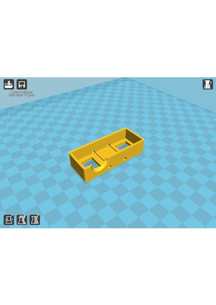 Gopro Hero3 Mount (Plastik Aparattır!!!) 3D