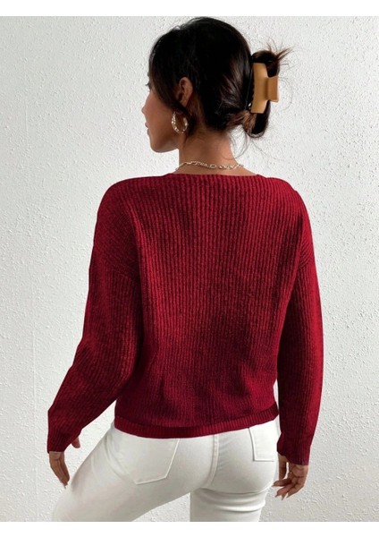 Incili Çapraz Kazak Bordo modelleri