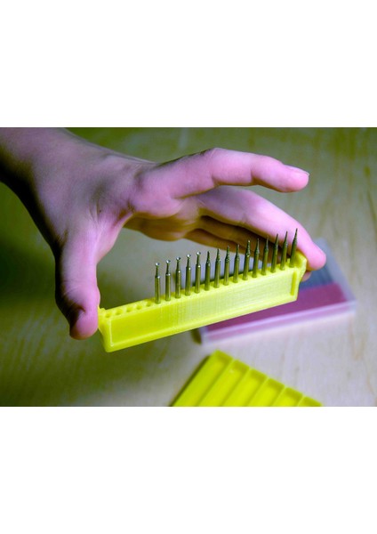 Dremel Gravür Makinesi Için Bir Takım Matkaplar, Matkaplar ve Kesiciler Için Organizatör. (Plastik Aparattır!!!) 3D modelleri