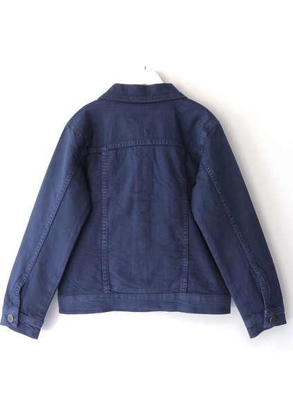 Erkek Çocuk Cep Detaylı Denim Kot Jean Ceket 5-14 Yaş Lacivert 001-0002105 fiyatları