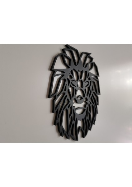 Aslan Duvar Heykeli 2d Siyah 3107831 3D modelleri
