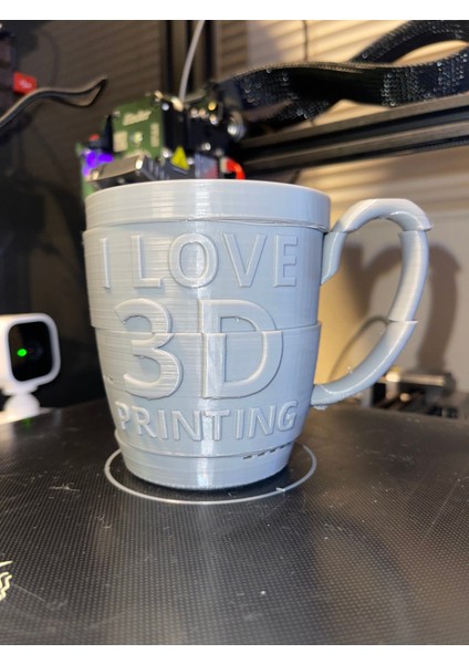 "3d Baskıyı Seviyorum" Gag Hediye Kupa T5626173 3D modelleri