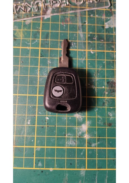 Batman Car Anahtar Düğmesi Değiştirme (Peugeot, Citroen, Vb.) T4462323 3D