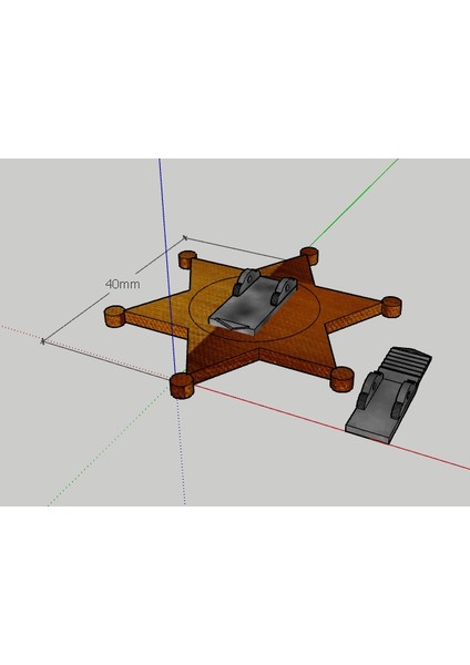 Vıp Şerif Rozeti (Plastik Aparattır!!!) 3D