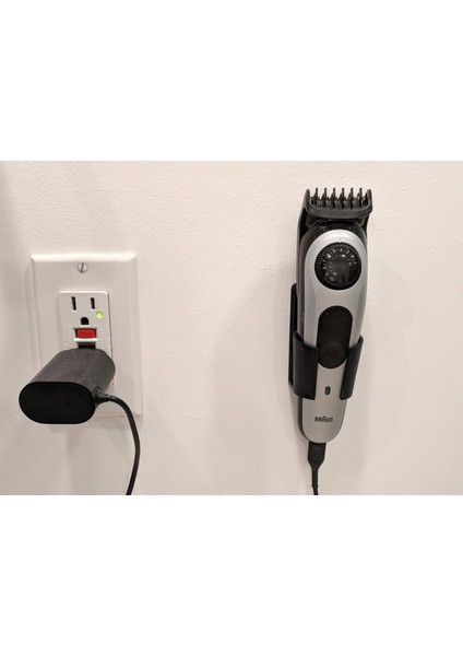 Braun Sakal Kesme Makinesi Için Duvara Montaj Aparatı T3609804 3D