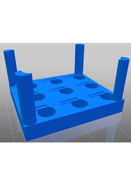 4,8 mm Taban Çapı Olan Tsang Hücresi, M8 Için Dremel Kolet Chuck Için Hücre (4.8mm) (Plastik Aparattır!!!) 3D