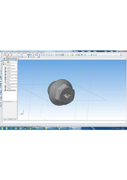 Moped Alfa Motorunun Sol Kapağının Tornavida (Küçük) (Plastik Aparattır!!!) 3D