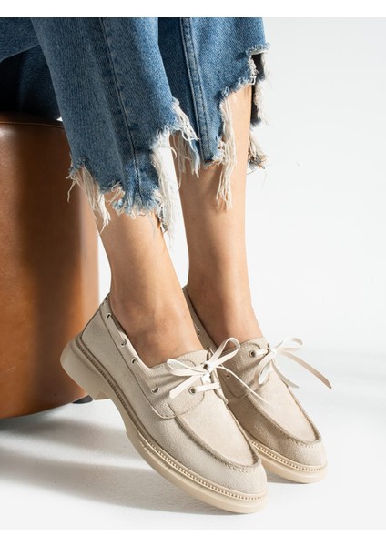 Camelia Kadın Günlük Loafer Bej Süet fırsatları