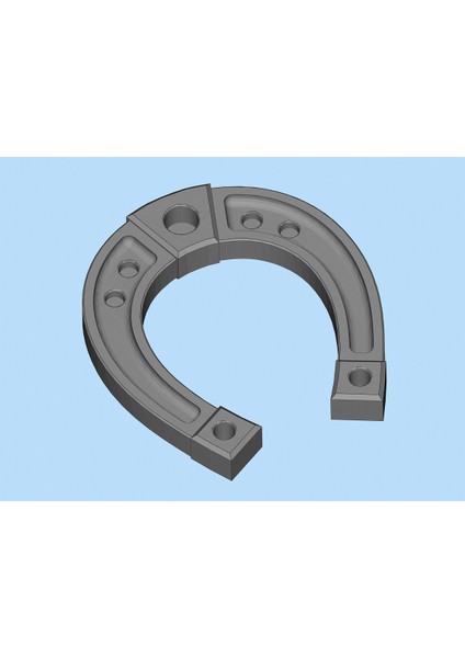 Bir At Nalı (Plastik Aparattır!!!) 3D