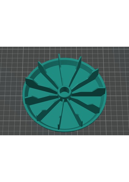 Beton Mikserlerin Motorunun Soğutulması (Plastik Aparattır!!!) 3D