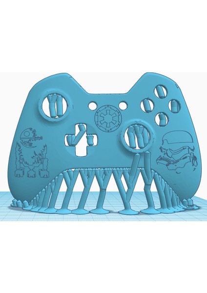 Starwars Özel Xbox One Uzaktan Kumandası T6396447 3D