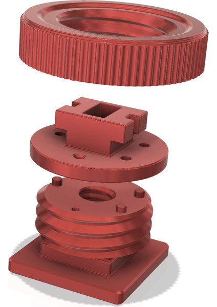 Bir Tripod Için Ulanzy Lambasının Montajı. (Plastik Aparattır!!!) 3D modelleri