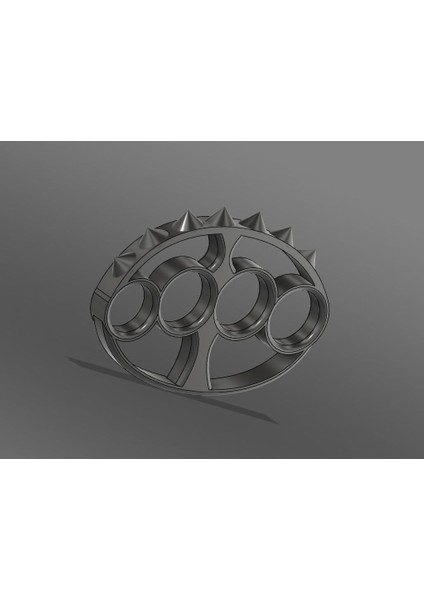 Dekoratif Asimetrik Muştalar (Plastik Aparattır!!!) 3D