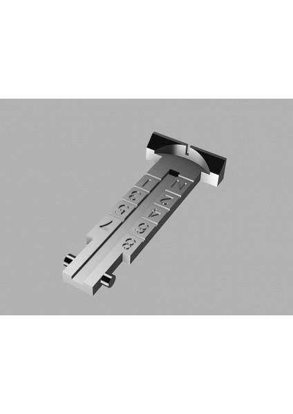 Ak Nişan Rayı (Plastik Aparattır!!!) 3D fiyatları