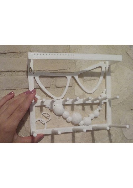 Gözlük, Küpe, Yüzük, Bilezik Için Askı (Plastik Aparattır!!!) 3D