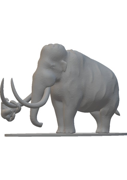 Bir Tembellik ile Mamut (Plastik Aparattır!!!) 3D