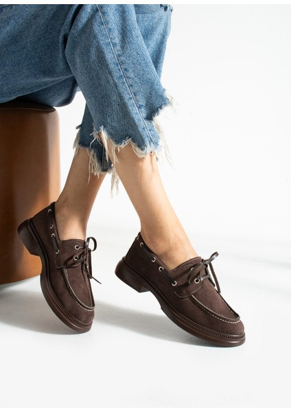 Camelia Kadın Günlük Loafer Acıkahvesüet