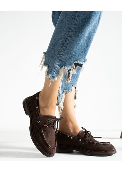 Camelia Kadın Günlük Loafer Acıkahvesüet modelleri