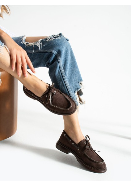 Camelia Kadın Günlük Loafer Acıkahvesüet fırsatları