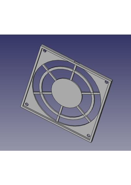 Fan 120X120'DEKI Polvoye Filtresi (Plastik Aparattır!!!) 3D