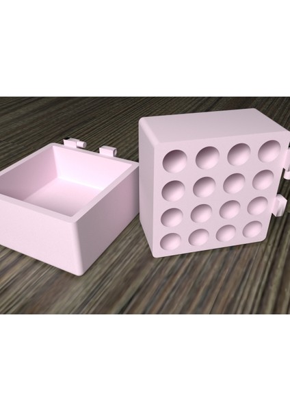 Cue Topu 16 Adet Için Konteyner. (Plastik Aparattır!!!) 3D