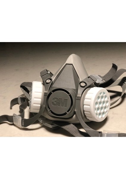 M3 Solunum Cihazı Için Maske Kumaşı Için Filtre Muhafazası (Plastik Aparattır!!!) 3D