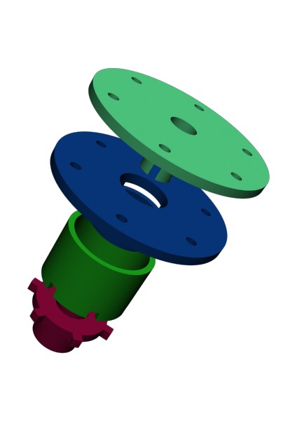 Solunum Cihazı Için Nefes Verme Valfi. (Plastik Aparattır!!!) 3D fırsatları